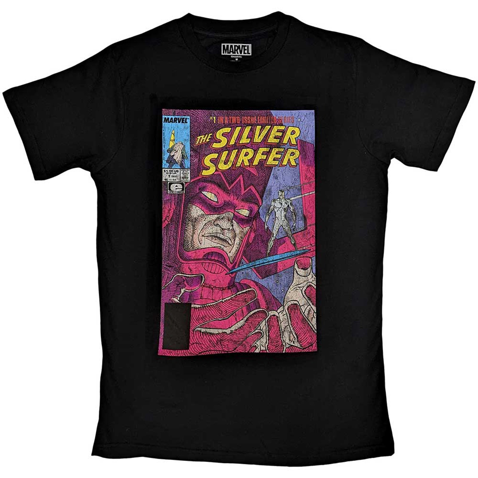 MARVEL COMICS - GALACTUS & SILVER SURFER - T-Shirt Black