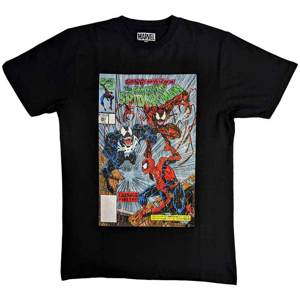 MARVEL COMICS - VENOM & CARNAGE VINTAGE - T-Shirt Black