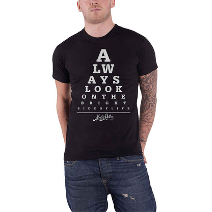 MONTY PYTHON - BRIGHT SIDE EYE TEST - T-Shirt Black