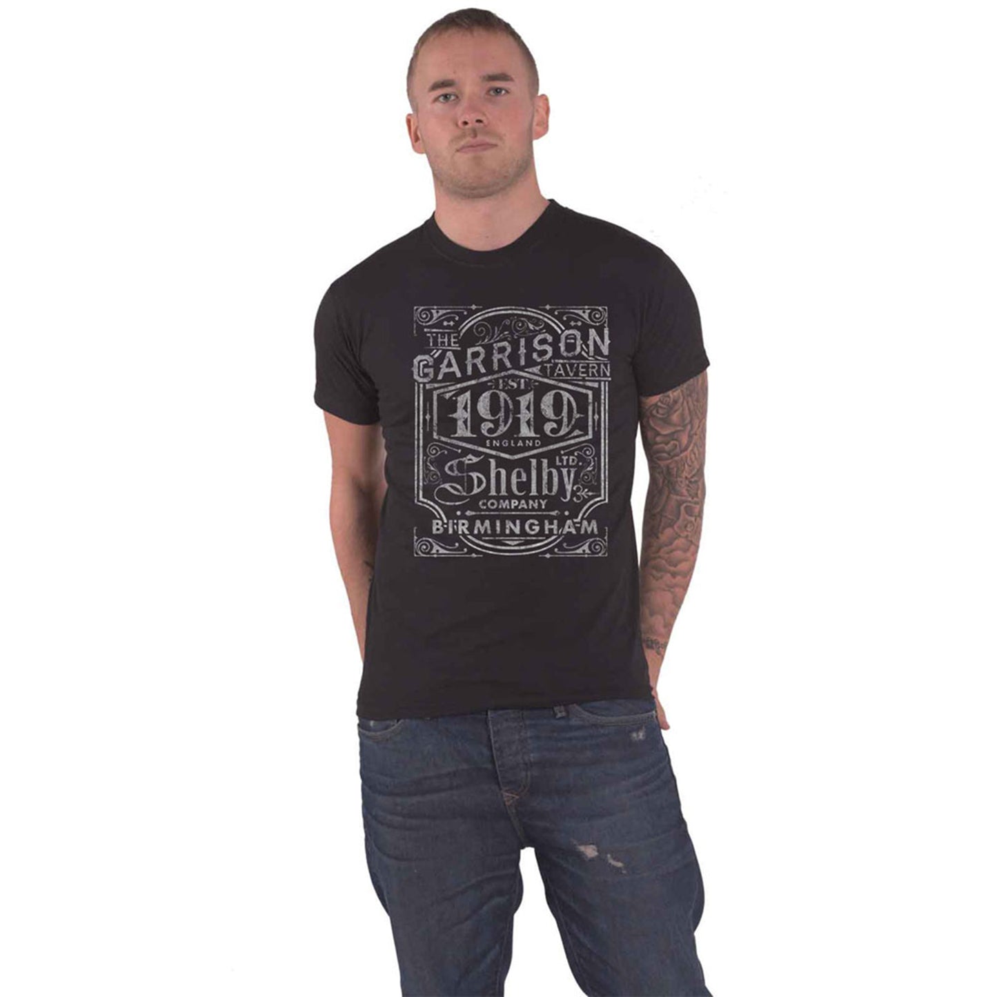 PEAKY BLINDERS - GARRISON PUB - T-Shirt Black