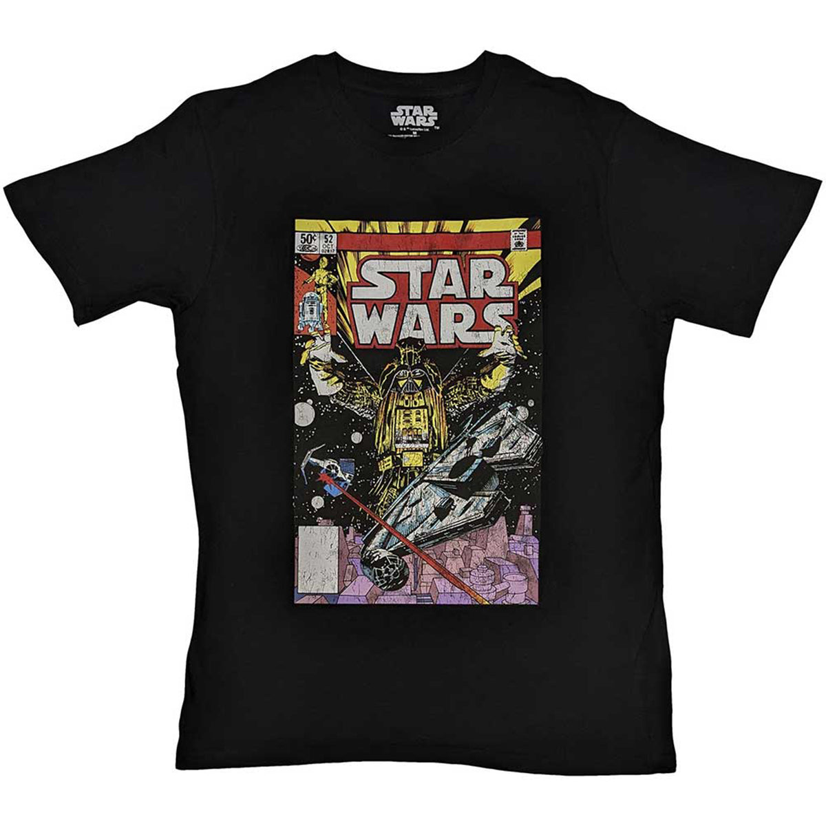 STAR WARS - DARTH VADER COMIC - T-Shirt Black