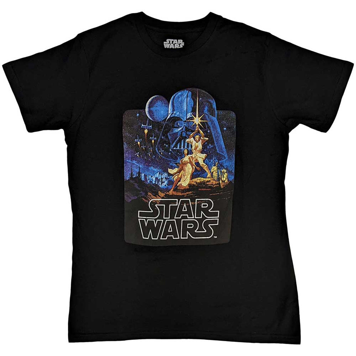 STAR WARS - A NEW HOPE POSTER - T-Shirt Black