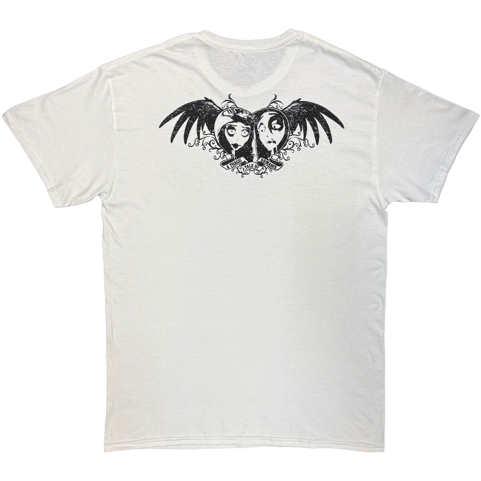 NOVIA DE LA CORPSA - UNA TRAGICA HISTORIA DE ROMANCE - Camiseta Blanca (Impresión posterior)
