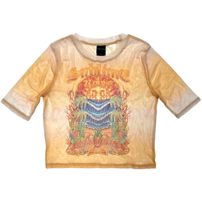 SUBLIME - SUMMER SEASON - Ladies Crop Top Orange