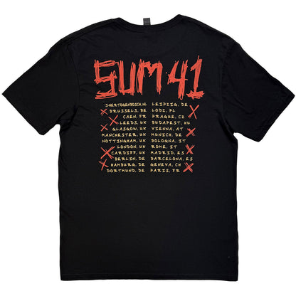 SUM 41 - TOUR '24 PT.2 FUCK - T-Shirt Black