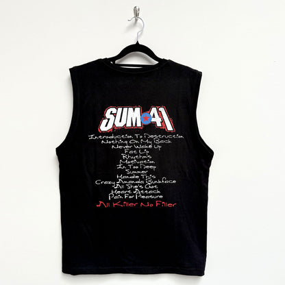 SUM 41 - ALL KILLER NO FILLER TRACKLIST - Tank T-Shirt Black