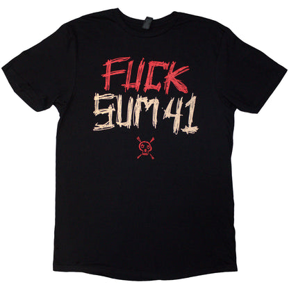 SUM 41 - TOUR '24 FUCK - T-Shirt Black