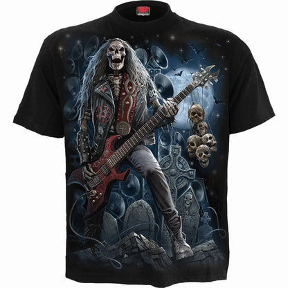 GRIM ROCKER - Camiseta Negro