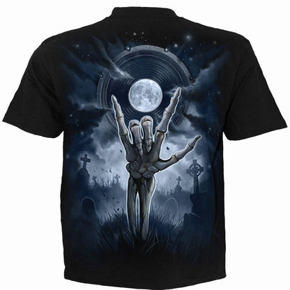GRIM ROCKER - Camiseta Negro