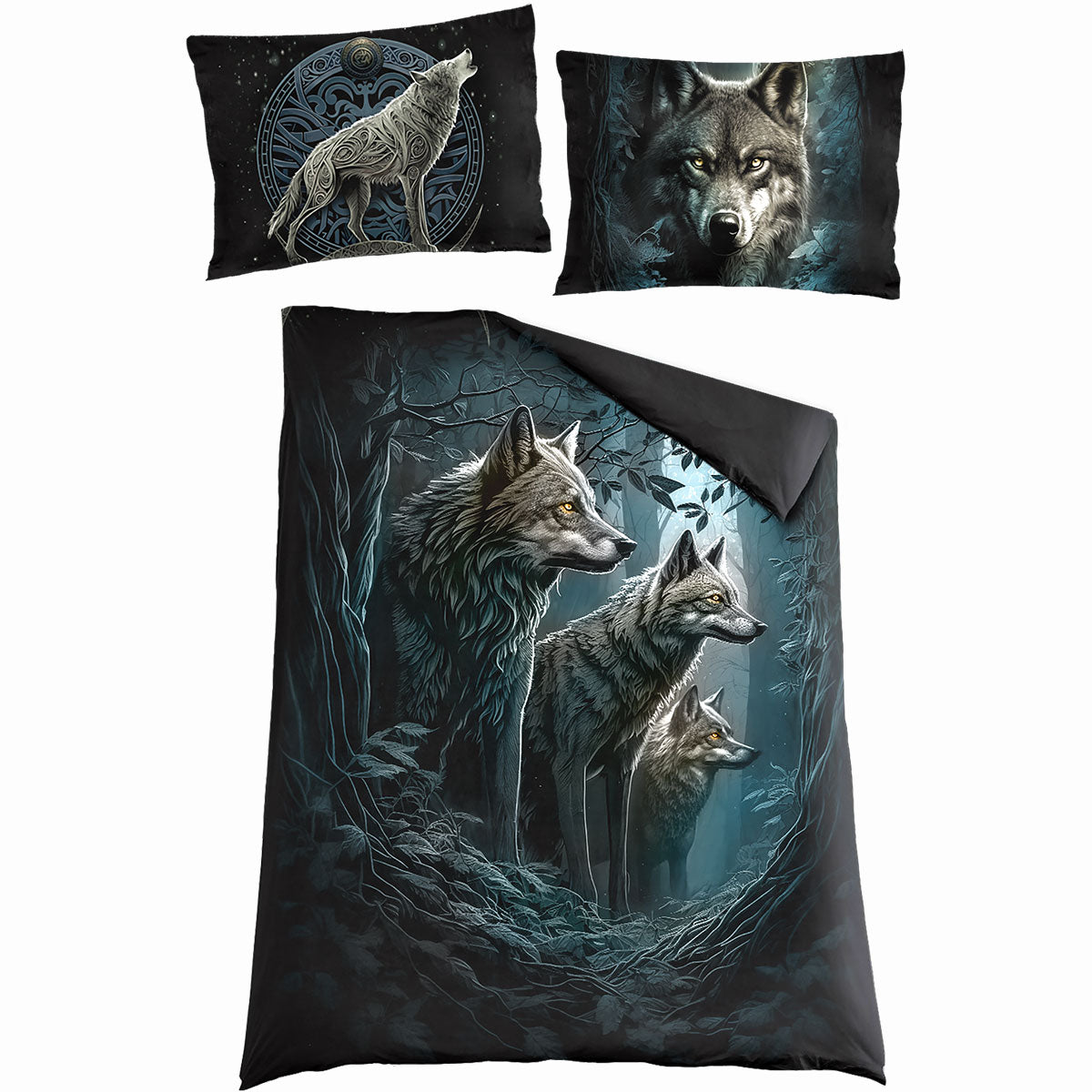 FOREST GUARDIANS - Single Cotton Duvet Cover + UK And EU Pillow case