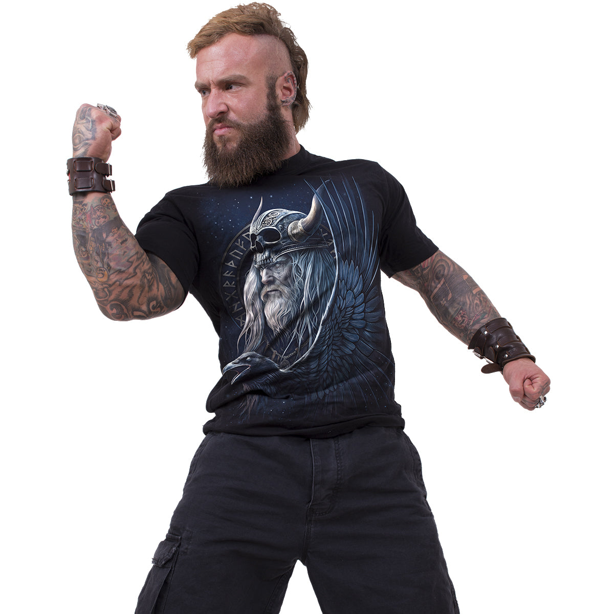 ODIN'S WARRIOR - Camiseta Negro