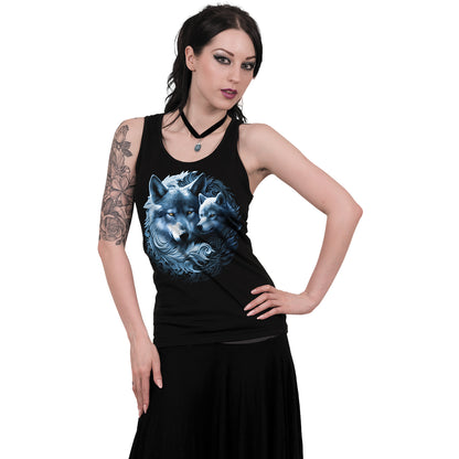 WOLF GUARDIAN - Camiseta RAZOR BACK Negra