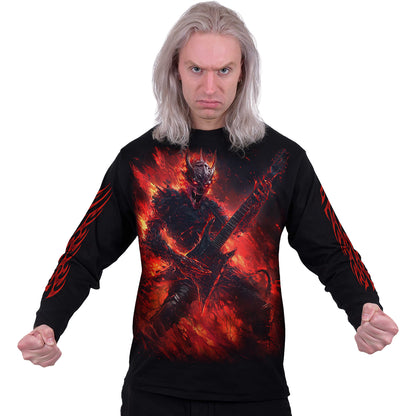 RIFF BURNER - Camiseta de manga larga Negra