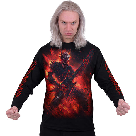 RIFF BURNER - Longsleeve T-Shirt Black