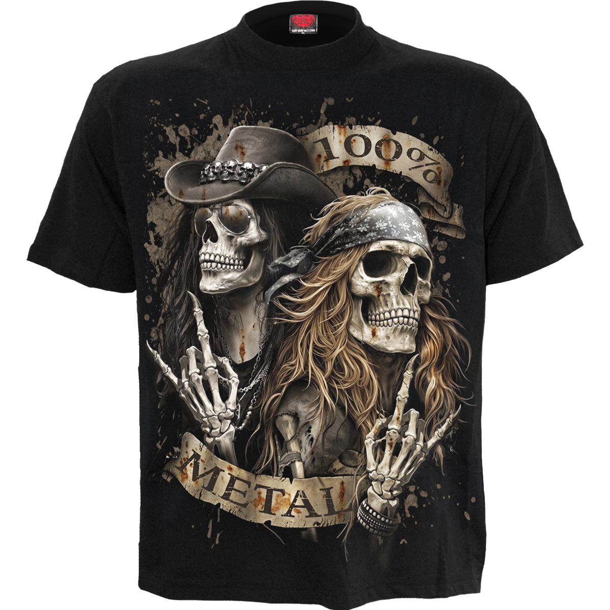 PURE METAL - Camiseta negra