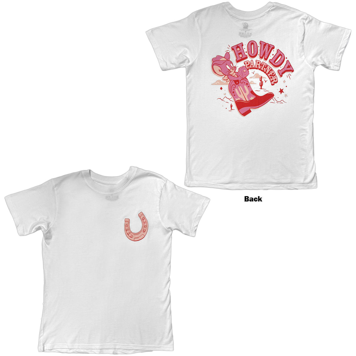 TOM & JERRY - HOWDY PARTNER - T-Shirt White