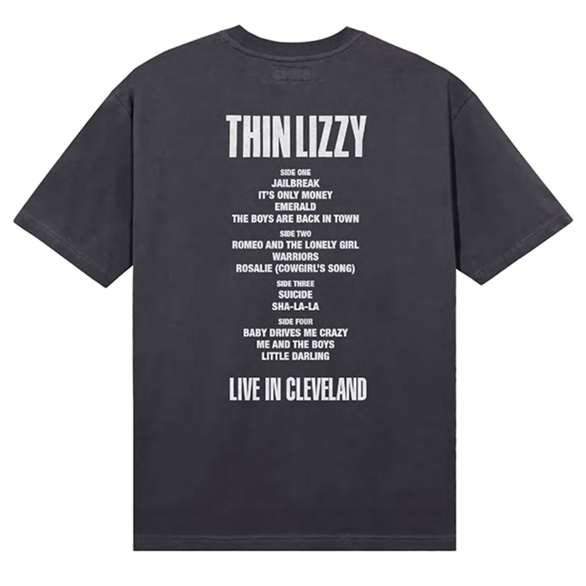 THIN LIZZY - CLEVELAND '76 TICKET - T-Shirt Black