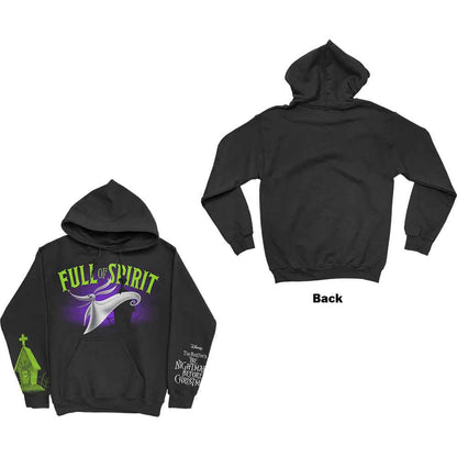 THE NIGHTMARE BEFORE CHRISTMAS - FULL OF SPIRIT - Pullover Hoodie Black