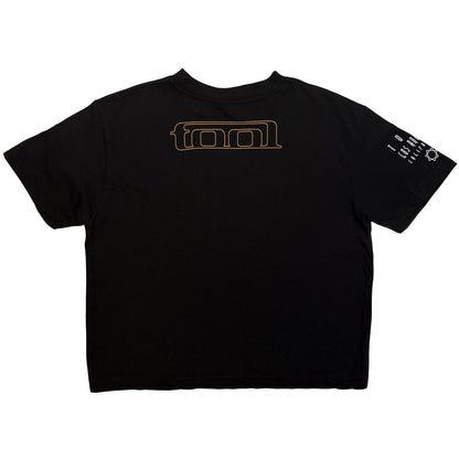 TOOL - EYE GEO GLOW - Ladies Crop Top Black