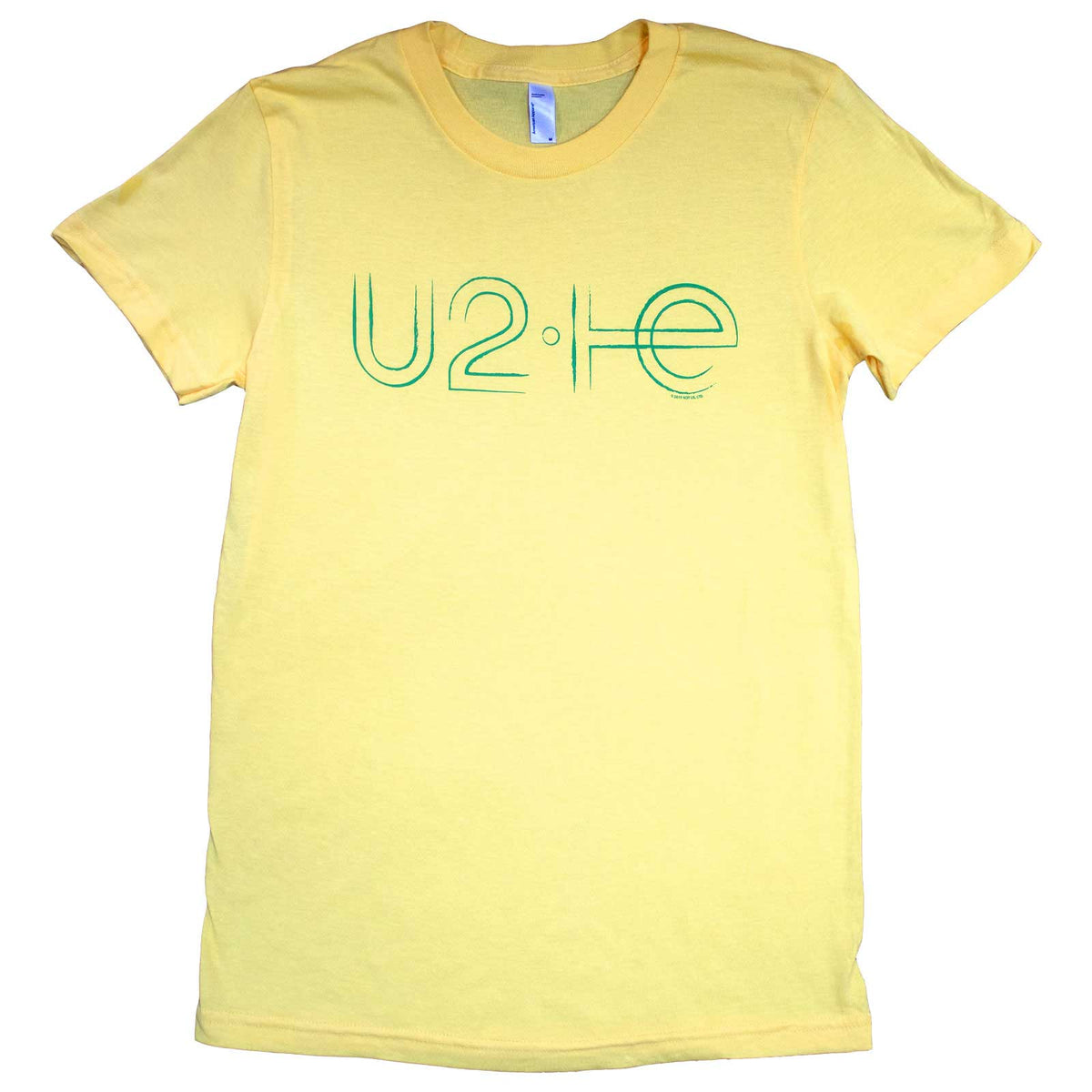 U2 - BRAZIL LOGO BABYDOLL - Ladies T-Shirt Yellow