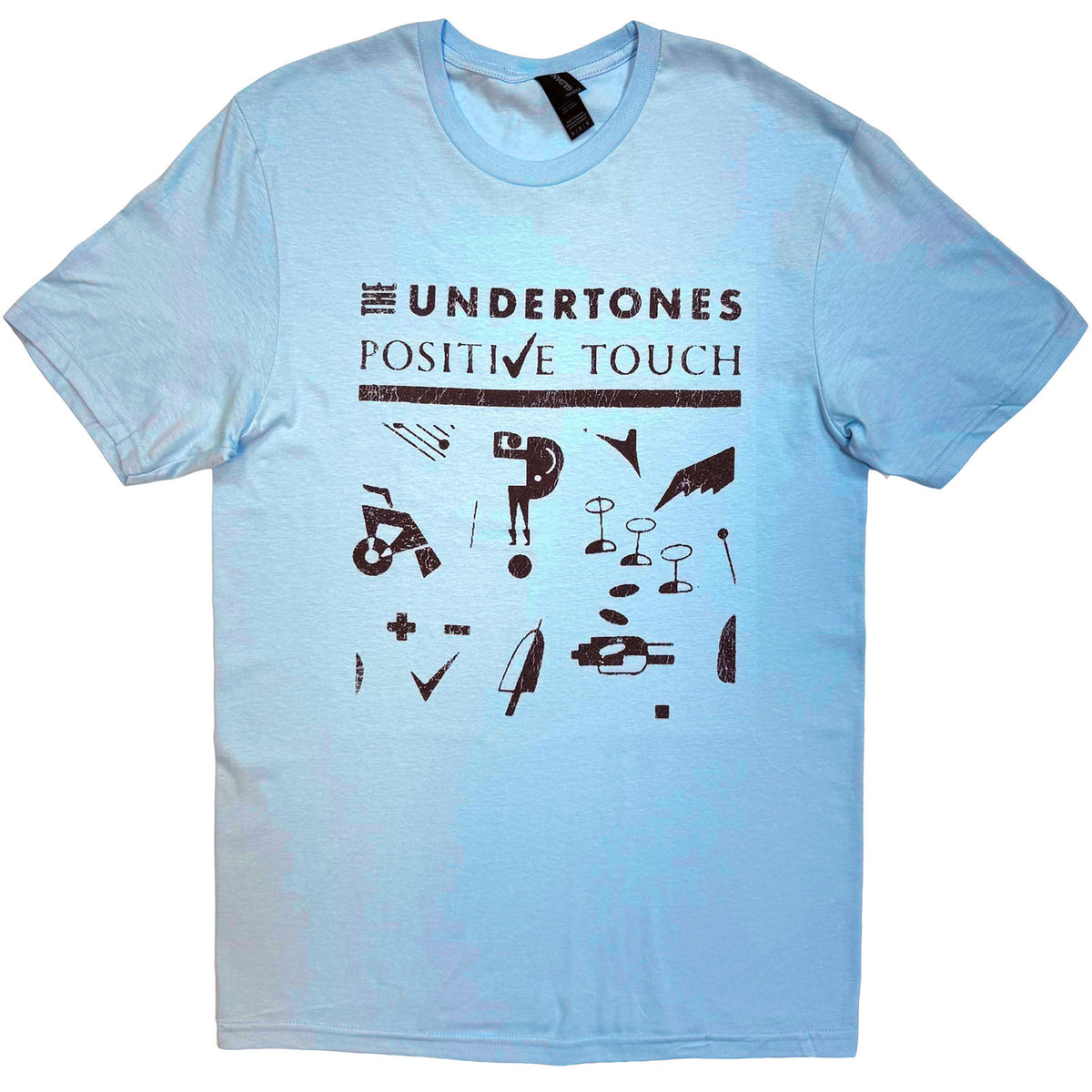 THE UNDERTONES - POSITIVE TOUCH - T-Shirt Light Blue
