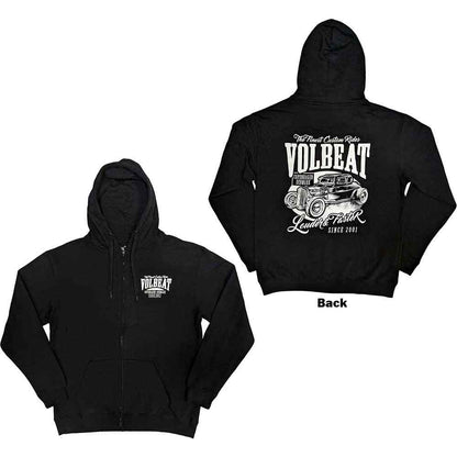 VOLBEAT - LOUDER AND FASTER - Zipped Hoodie Black