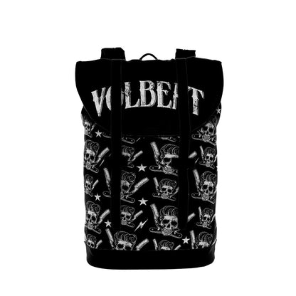 Bolsa Rocksax Volbeat Heritage - Estampado Barber All Over