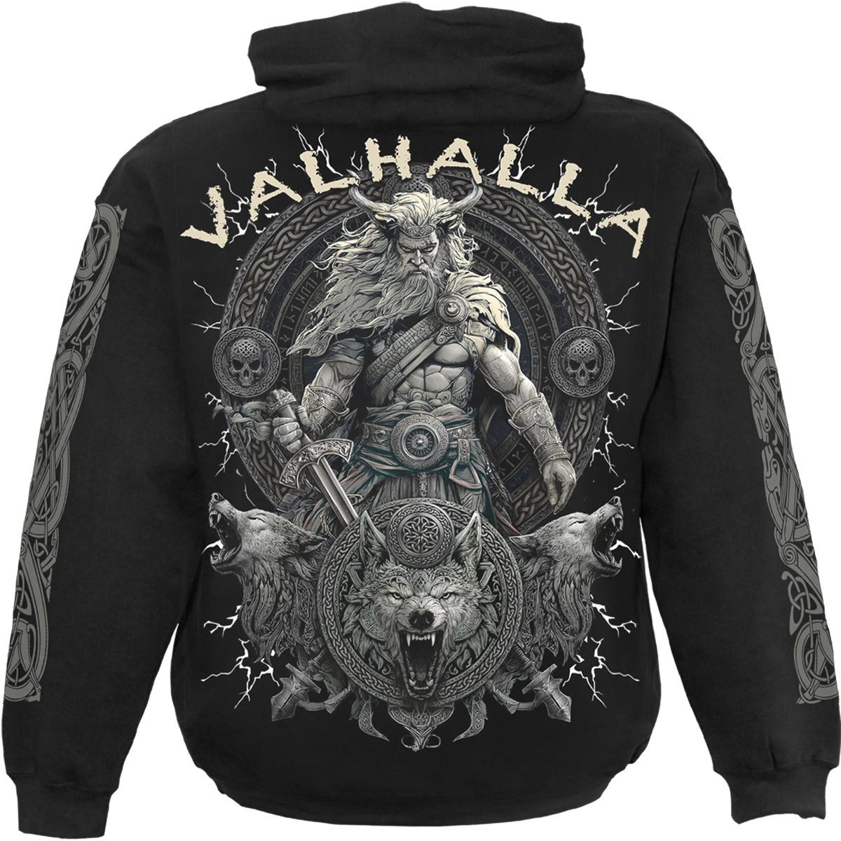 VALHALLA - Hoody Black