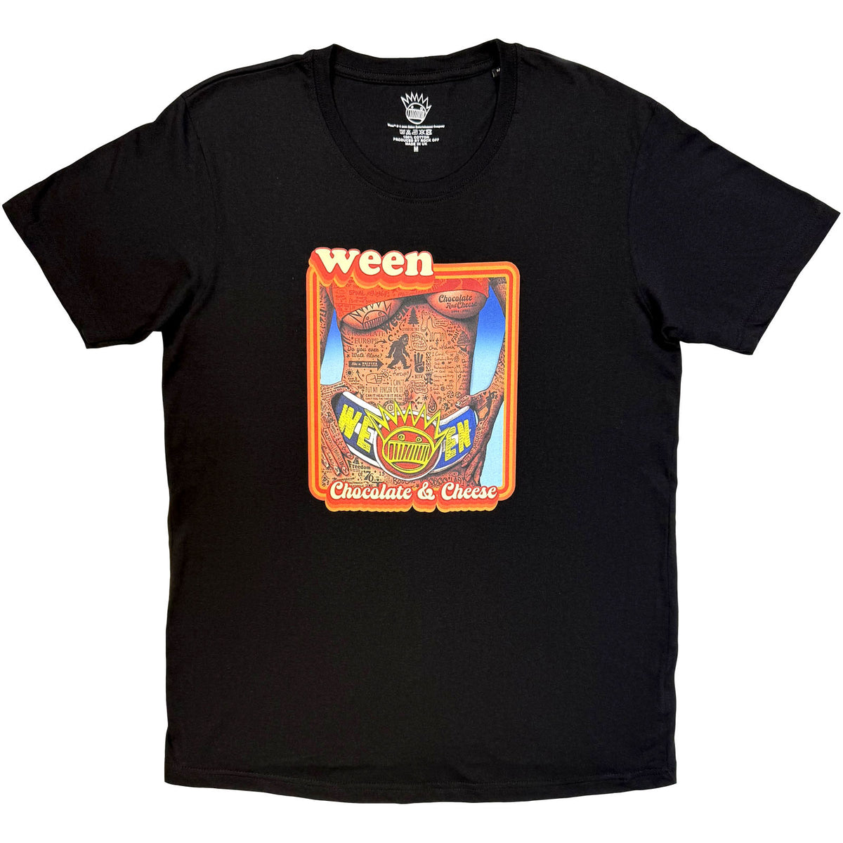 WEEN - CHOCOLATE & CHEESE - T-Shirt Black