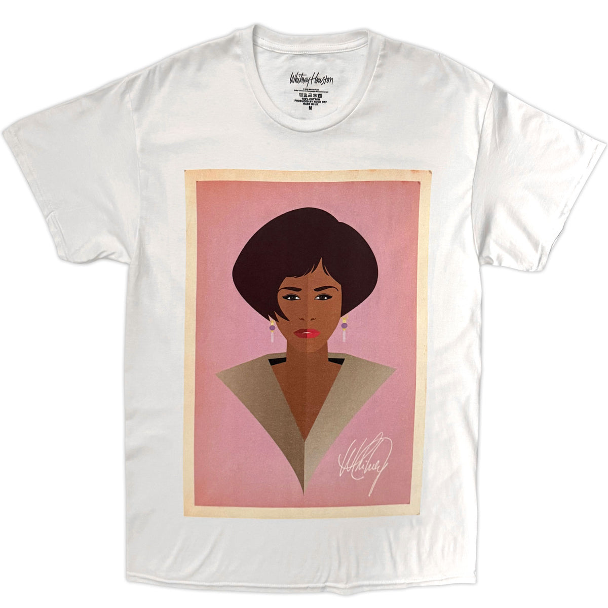 WHITNEY HOUSTON - ICON - T-Shirt White