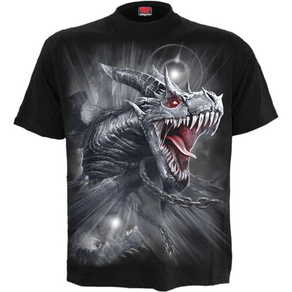 DRAGON'S CRY - T-Shirt Black - Spiral USA