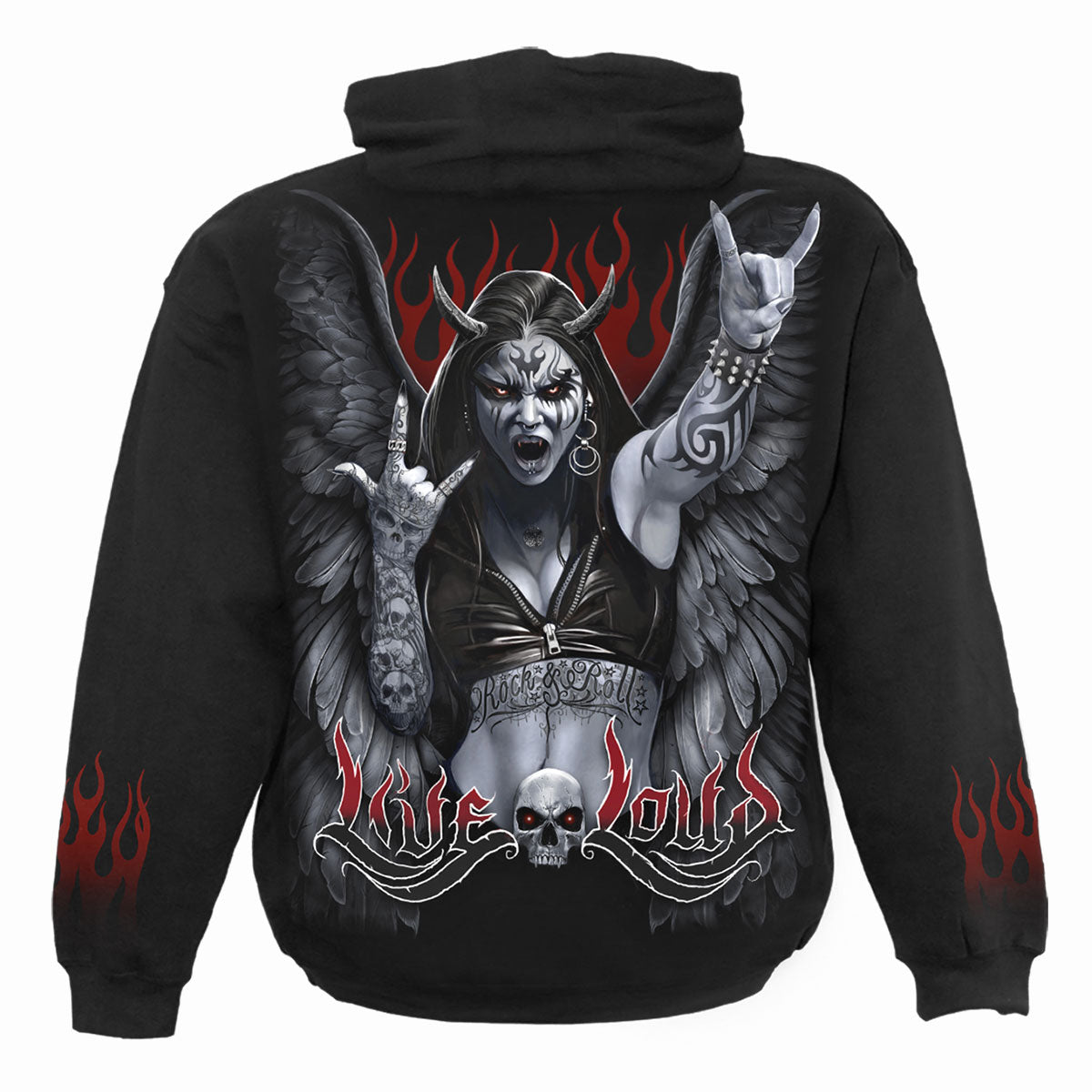 ROCK LOUD - Sudadera con capucha Negra