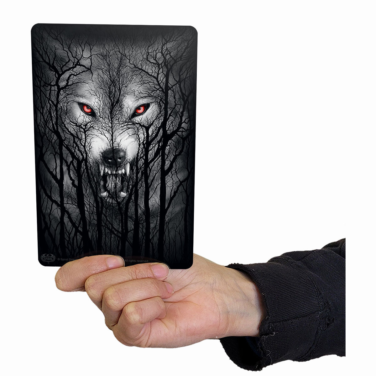 FOREST WOLF - Tarjetas metálicas Greet Tin