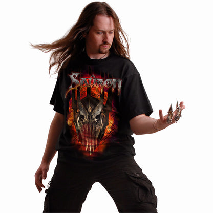 LOTR - SAURON - METAL TEE - Camiseta con estampado frontal Negro