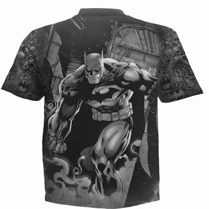 BATMAN - VENGANZA WRAP - Camiseta Allover Negra