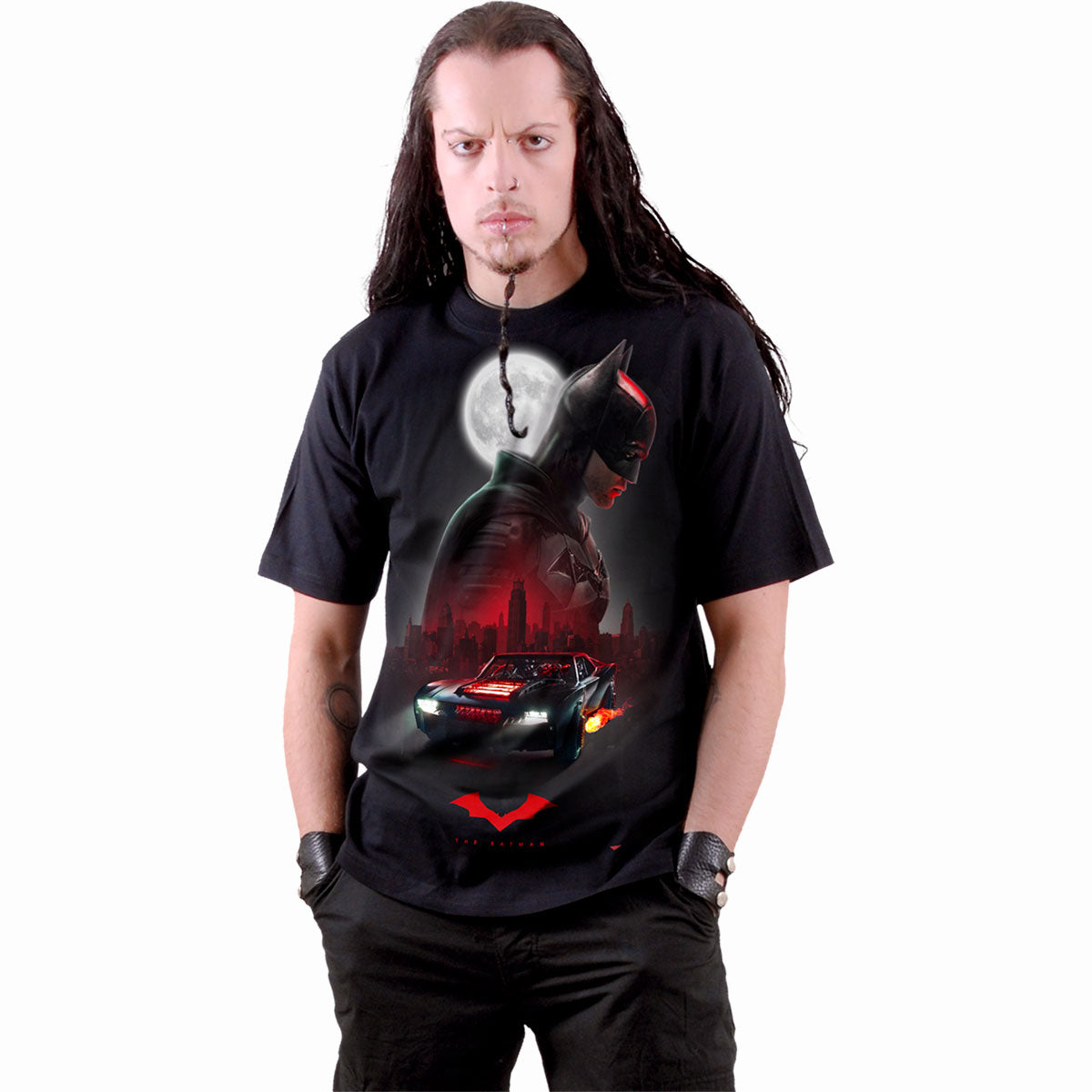 THE BATMAN - BATMOBILE - Camiseta Negro