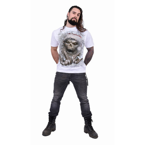 ROCK SANTA - Camiseta Blanca