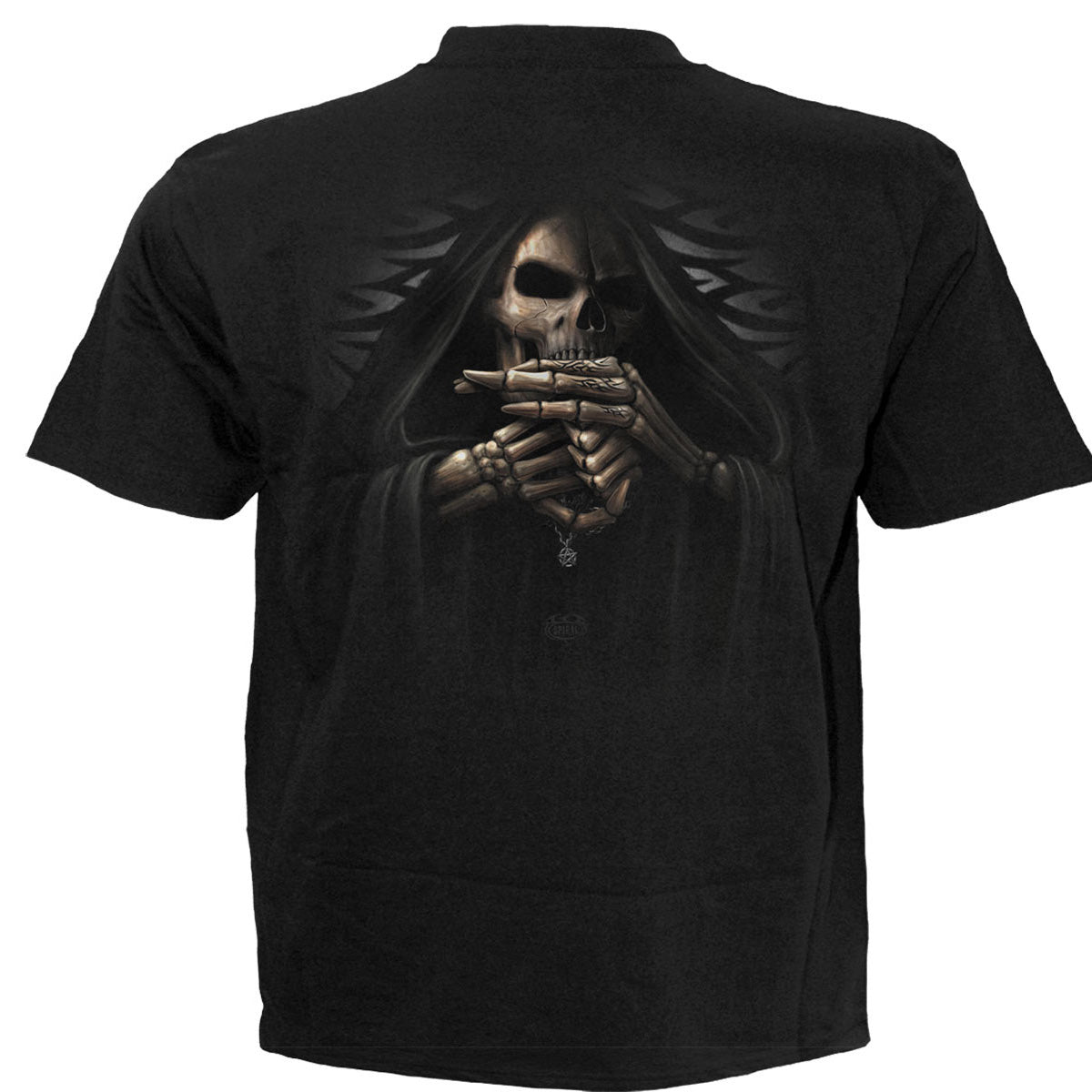 BONE FINGER - Camiseta Negra