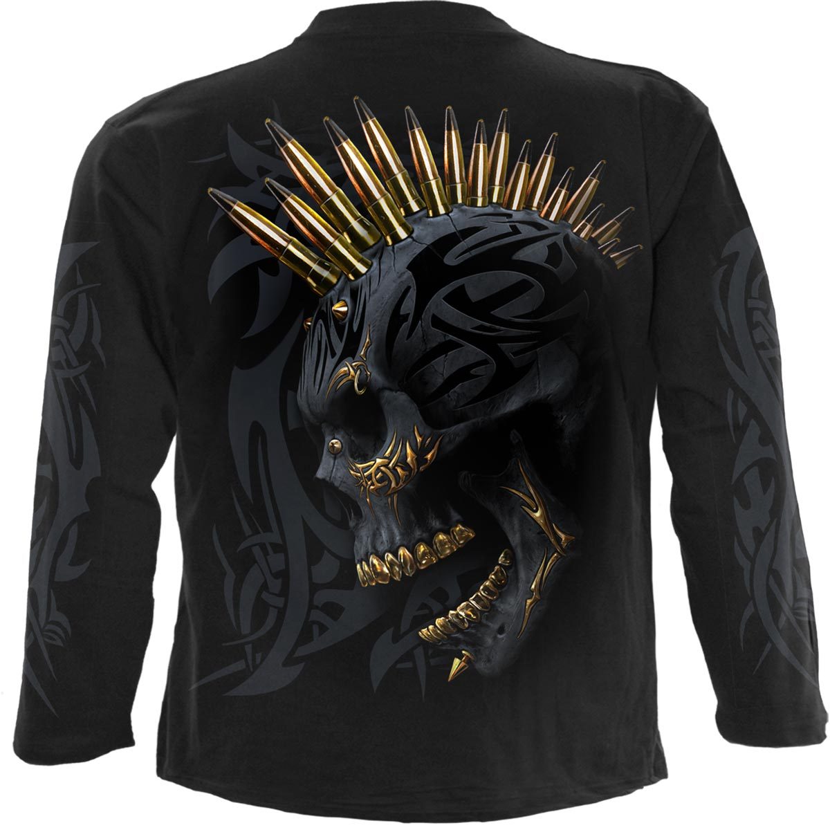 BLACK GOLD - Longsleeve T-Shirt Black - Spiral USA