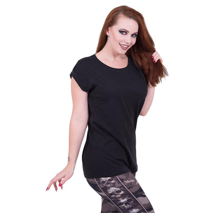 URBAN FASHION - Turnup Sleeve Loosefit Tee