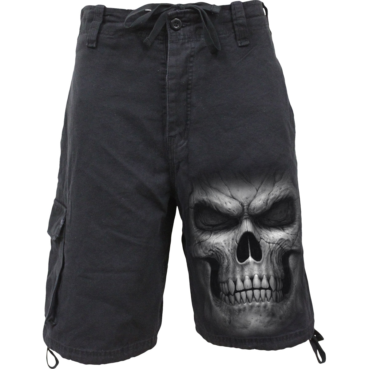 SHADOW MASTER - Pantalones cortos cargo vintage negros