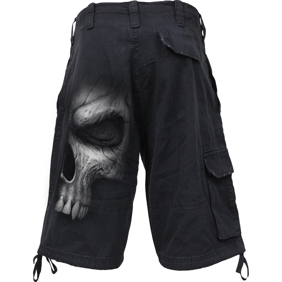 SHADOW MASTER - Pantalones cortos cargo vintage negros