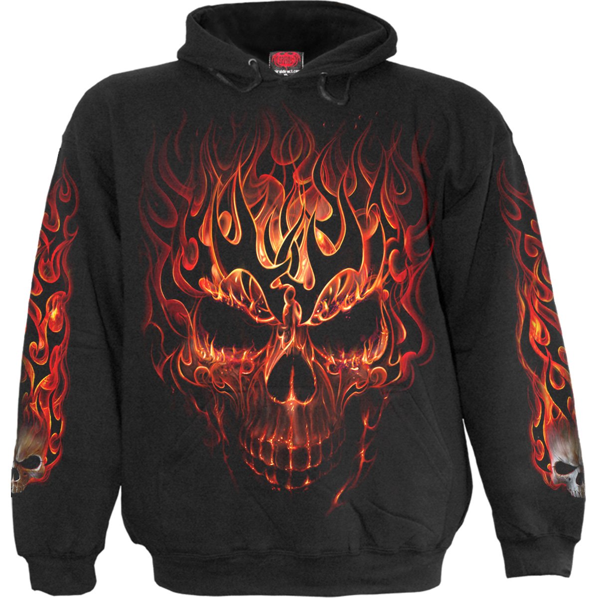 SKULL BLAST - Hoody Black - Spiral USA