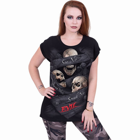 SEE NO EVIL - Camiseta sin mangas Turnup