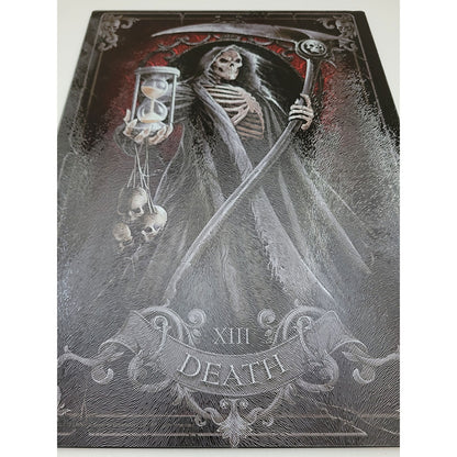 DEATH TAROT - Tabla de cortar de cristal (rectangular)