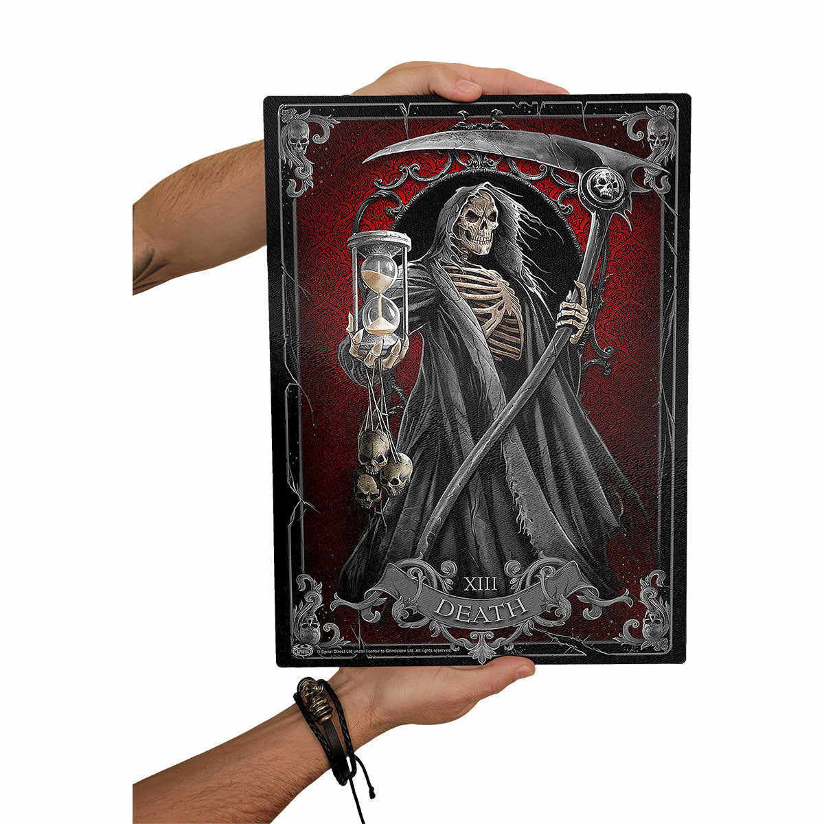 DEATH TAROT - Tabla de cortar de cristal (rectangular)