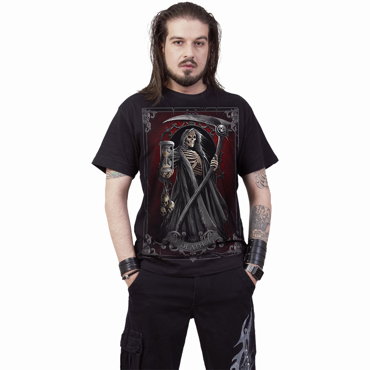 DEATH TAROT - Camiseta Negra