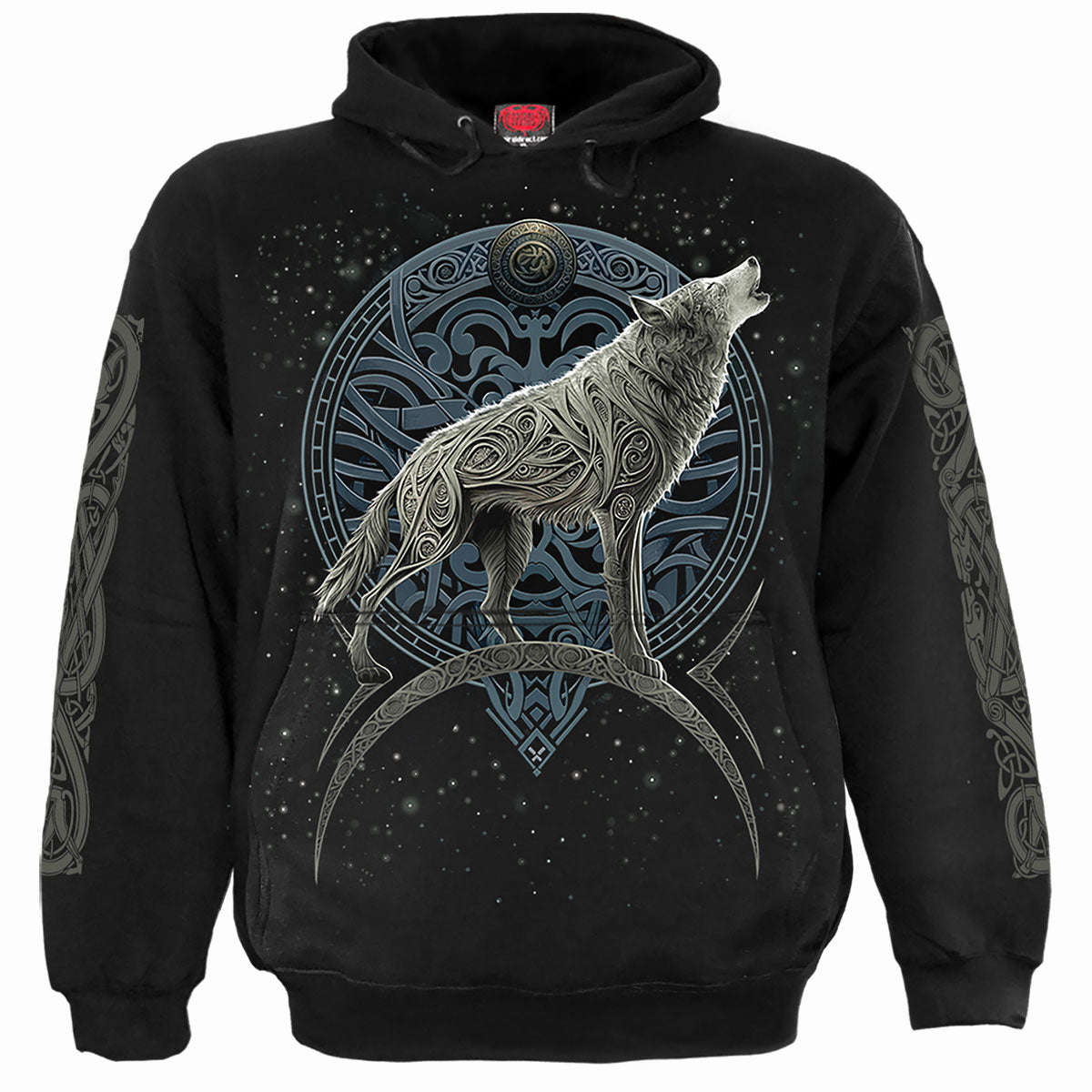 CELTIC WOLF - Hoody Black