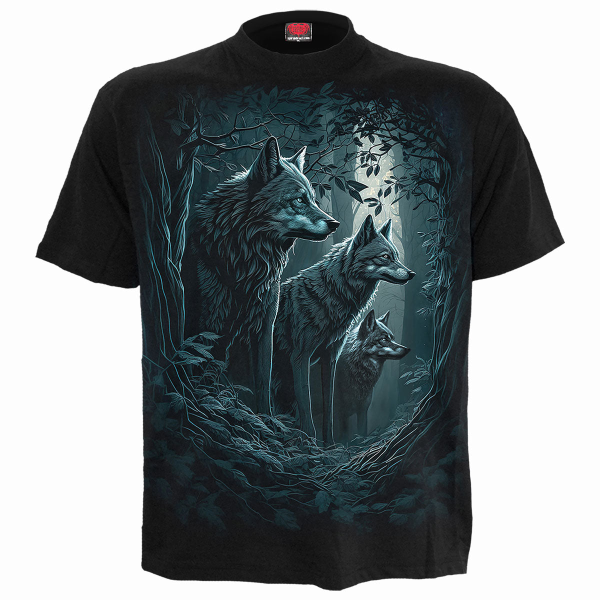 GUARDIANES DEL BOSQUE - Camiseta Negra