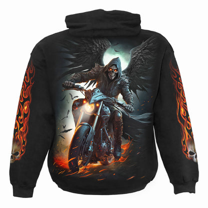 NIGHT RIDER - Sudadera con capucha Negra